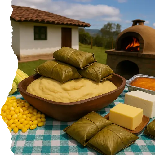 Torta representativa del amasijo chiguano